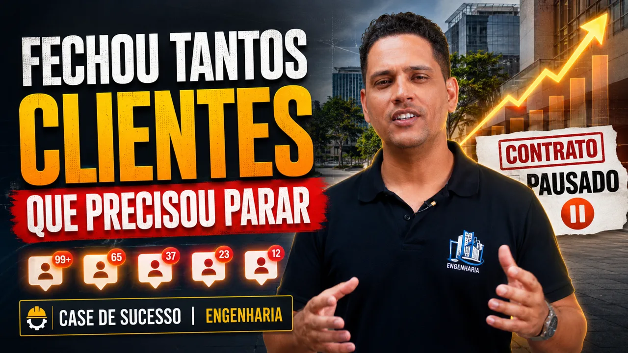 Depoimento Mazzei Engenharia: fechou tantos clientes que precisou pausar o contrato