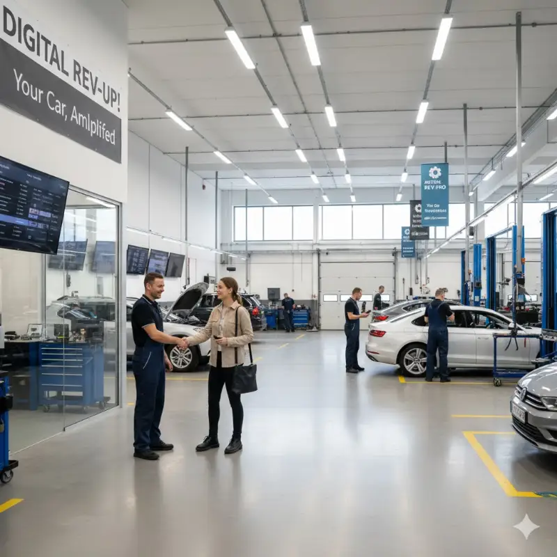 Oficina mecânica Automec em Guaratinguetá, cliente da Harvest Ads
